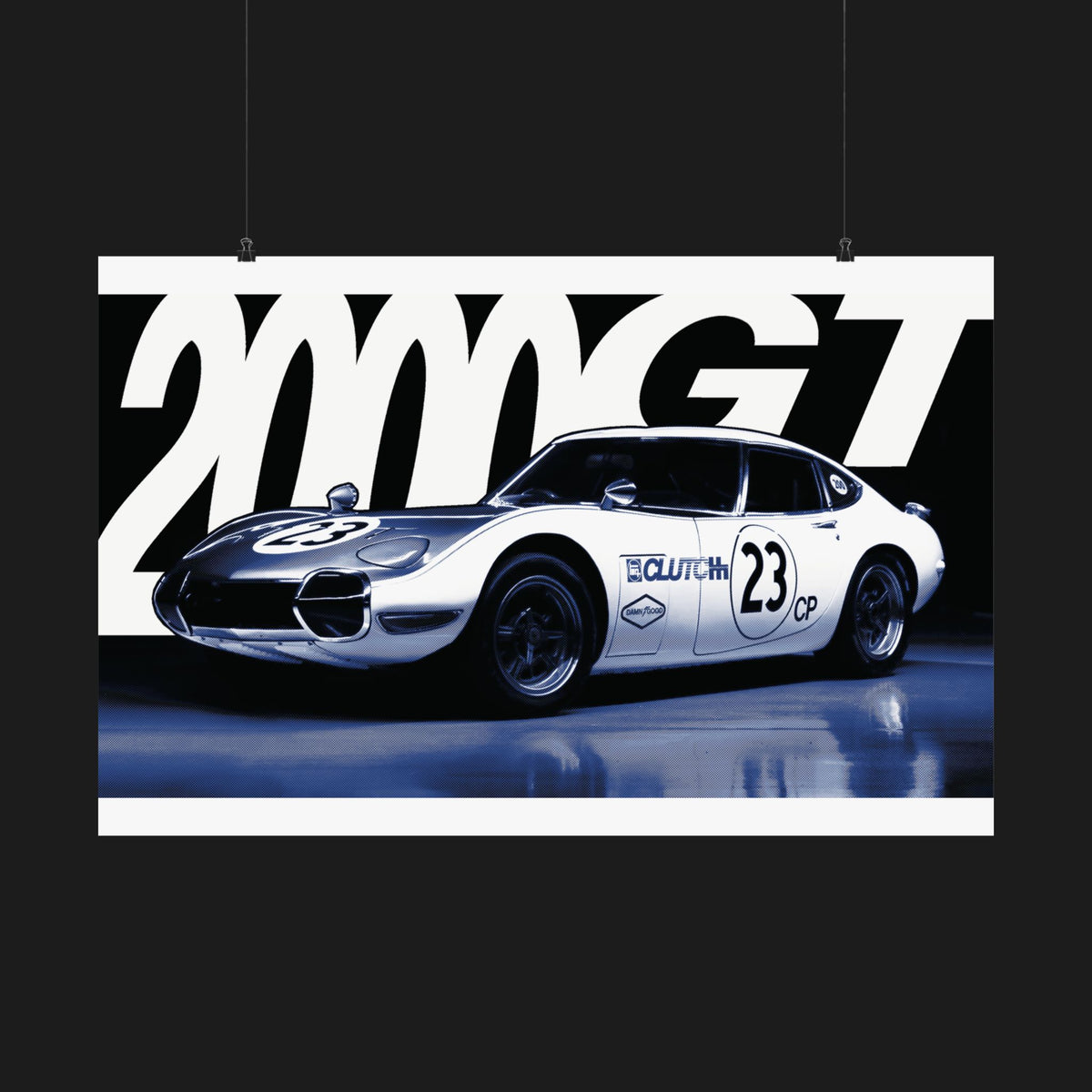 2000GT Matte Horizontal Poster