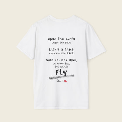 In Every Lap, Let Spirits Fly Shirt | Clutchcloth Automotive Apparel
