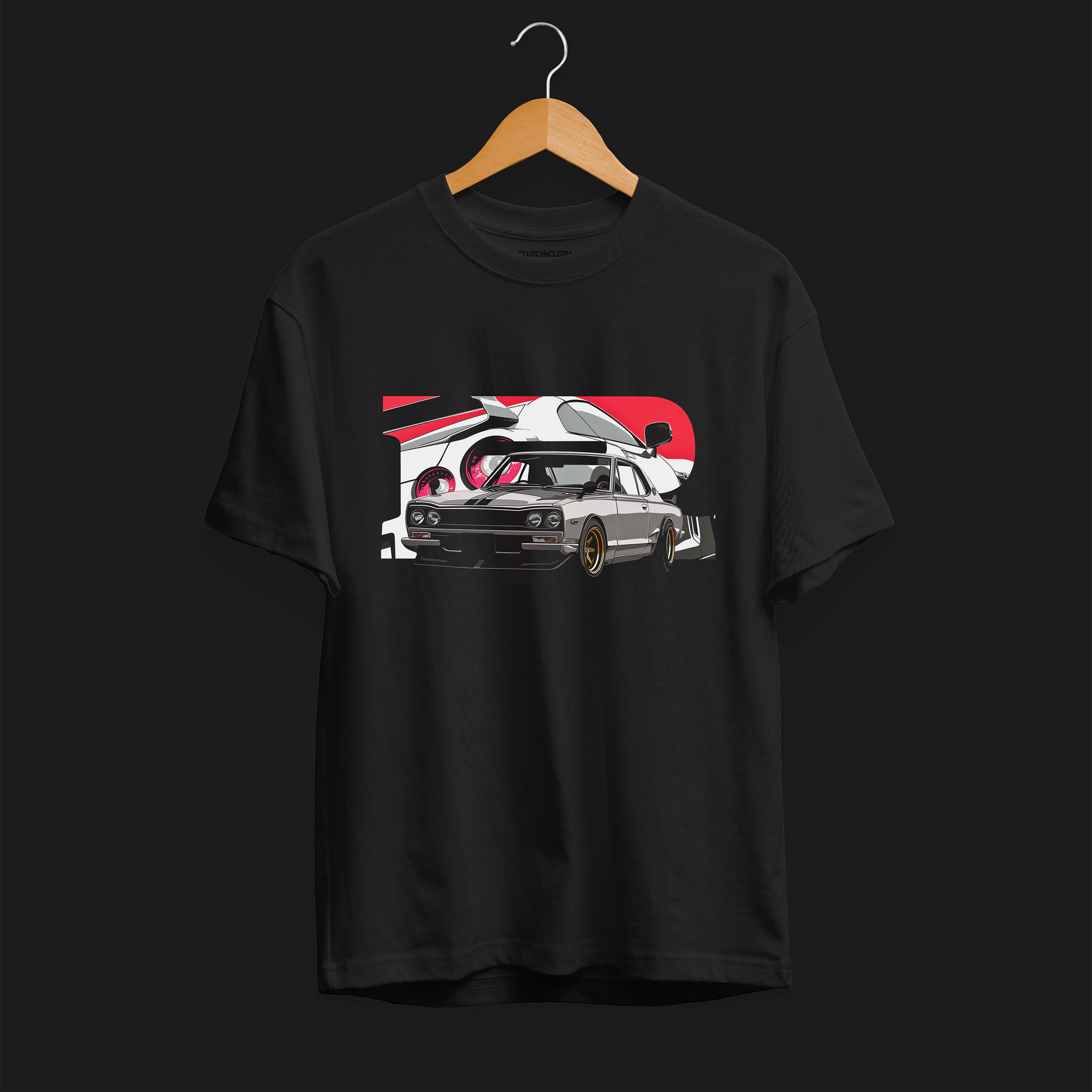 1970 2000GT-R Fuji Speedway Heritage Automotive Graphic T-Shirt | Mens & Womens (Unisex)