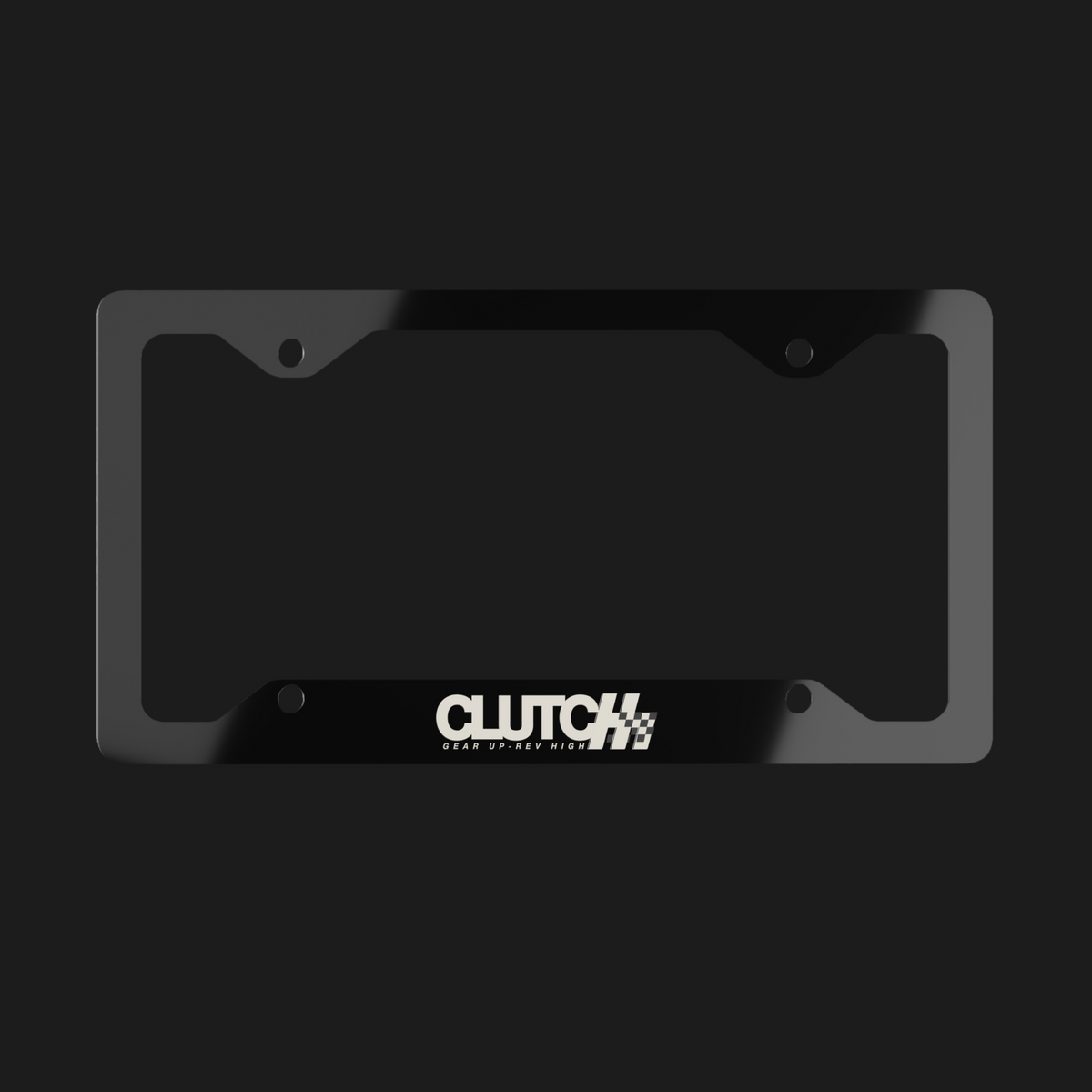 Clutch License Plate Frame