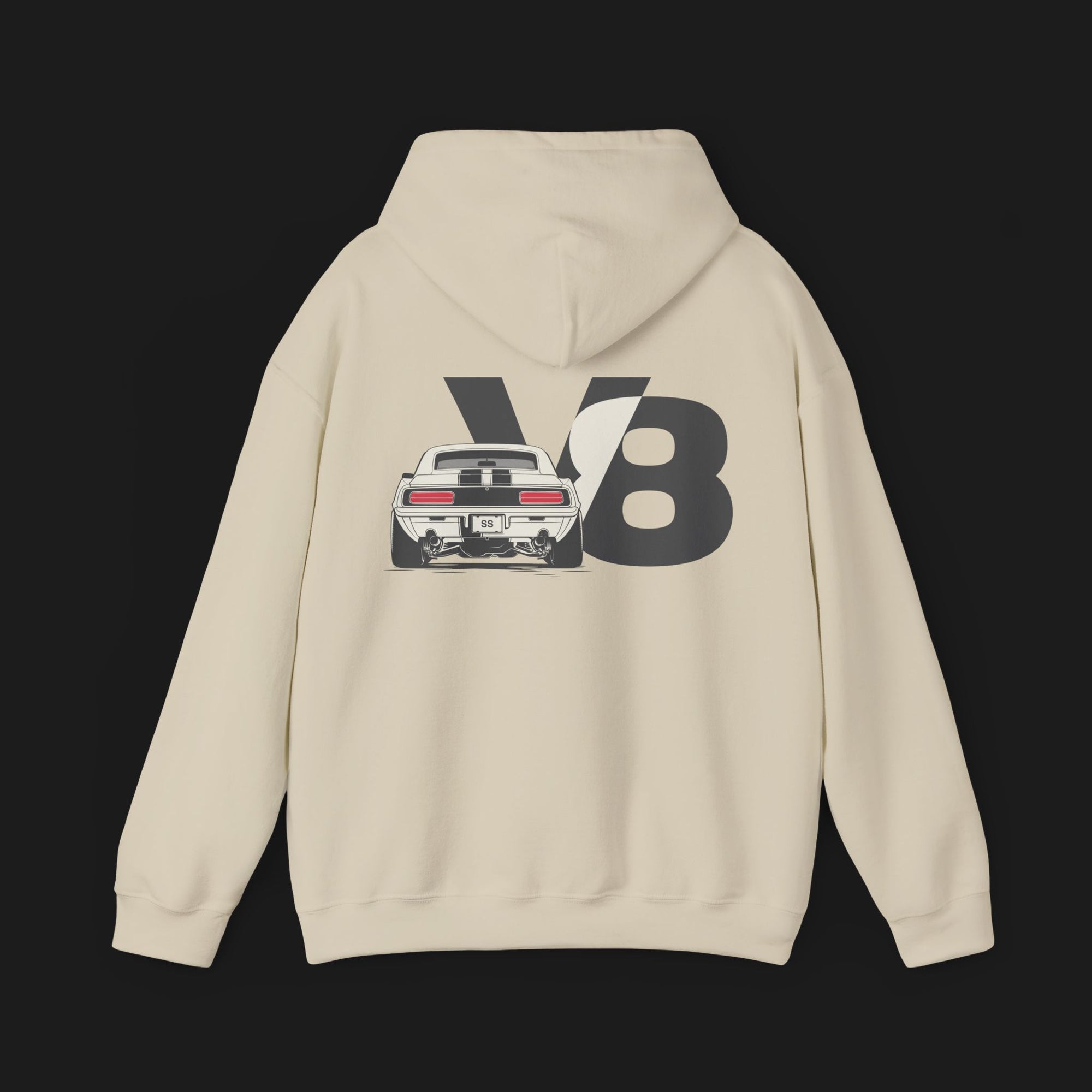 69 SS V8 Automotive Graphic Hoodie | Mens & Womens (Unisex) Hoodie