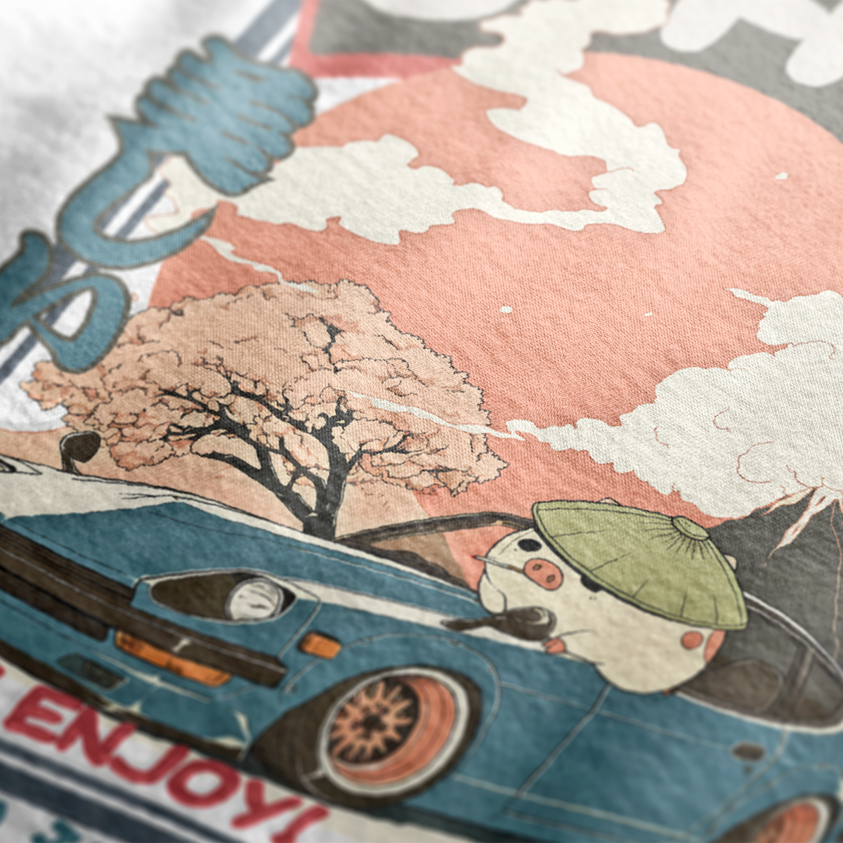 280Z Travel Japan Automotive Graphic T-Shirt | Mens & Womens (Unisex)