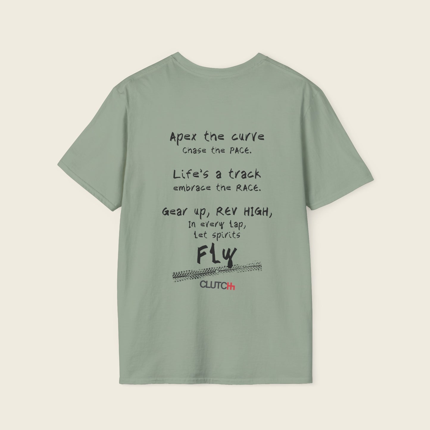 In Every Lap, Let Spirits Fly Shirt | Clutchcloth Automotive Apparel