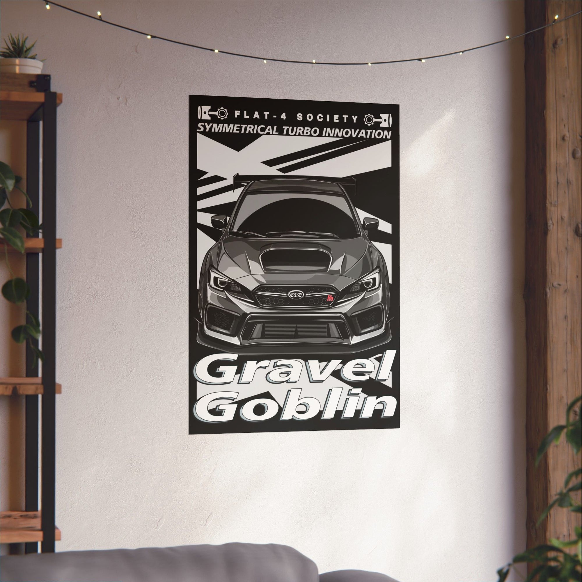 Gravel Goblin Matte Vertical Poster