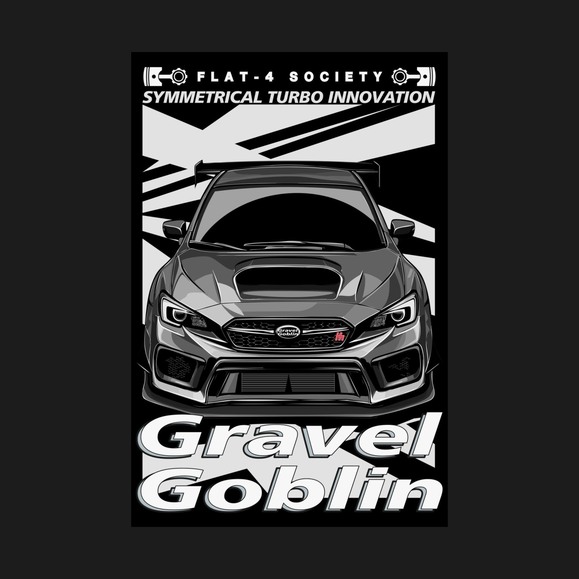 Gravel Goblin Matte Vertical Poster