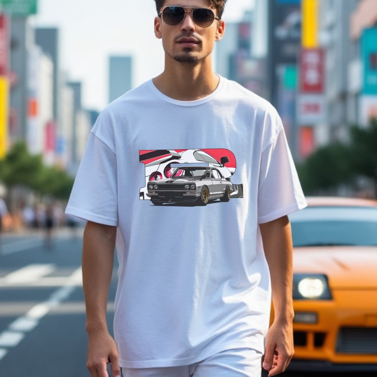 1970 2000GT-R Fuji Speedway Heritage Automotive Graphic T-Shirt | Mens & Womens (Unisex)