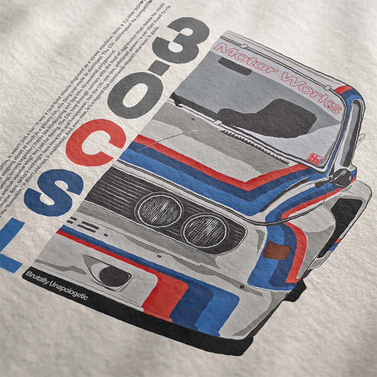 Brutally Unapologetic 30CSL Automotive Graphic T-Shirt | Mens & Womens (Unisex)