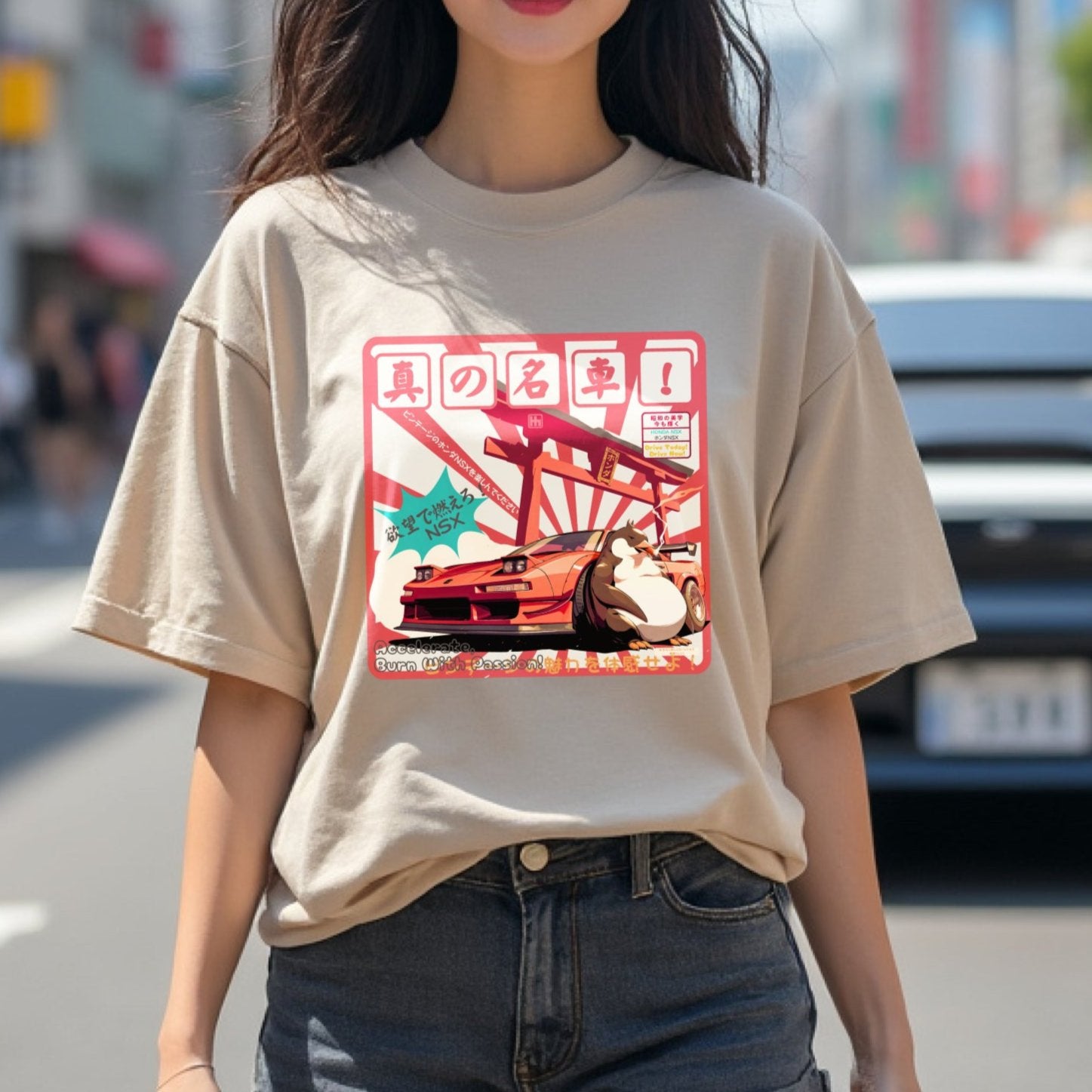 Burn With Desire NSX Shirt | ClutchCloth Automotive Apparel - ClutchCloth - T-Shirt - 11025240289250840228