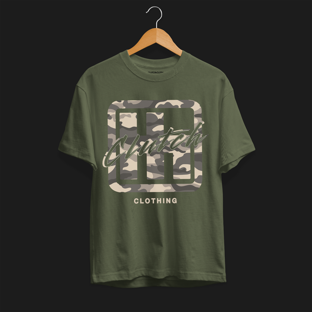 Clutch Clothing Camo Automotive Graphic T-Shirt | Mens &amp; Womens (Unisex)