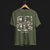 Clutch Clothing Camo Automotive Graphic T-Shirt – Front view of green camo-patterned Clutch Clothing graphic tee. Ideal for car enthusiasts and streetwear lovers.