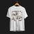 Clutch Clothing Camo Automotive Graphic T-Shirt – Front view of white camo-patterned Clutch Clothing graphic tee. Ideal for car enthusiasts and streetwear lovers.