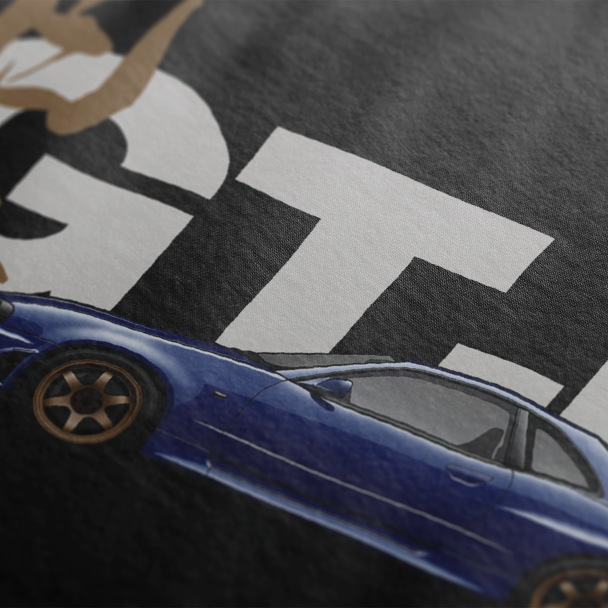 R34GT-R Automotive Graphic T-Shirt | Mens & Womens (Unisex)