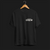 Paddock Crew Automotive T-Shirt –front view of dark grey Paddock Crew graphic tee featuring bold "Paddock Crew" text and "Gear Up, Rev High" tagline. Perfect gift for motorsport and car culture enthusiasts.