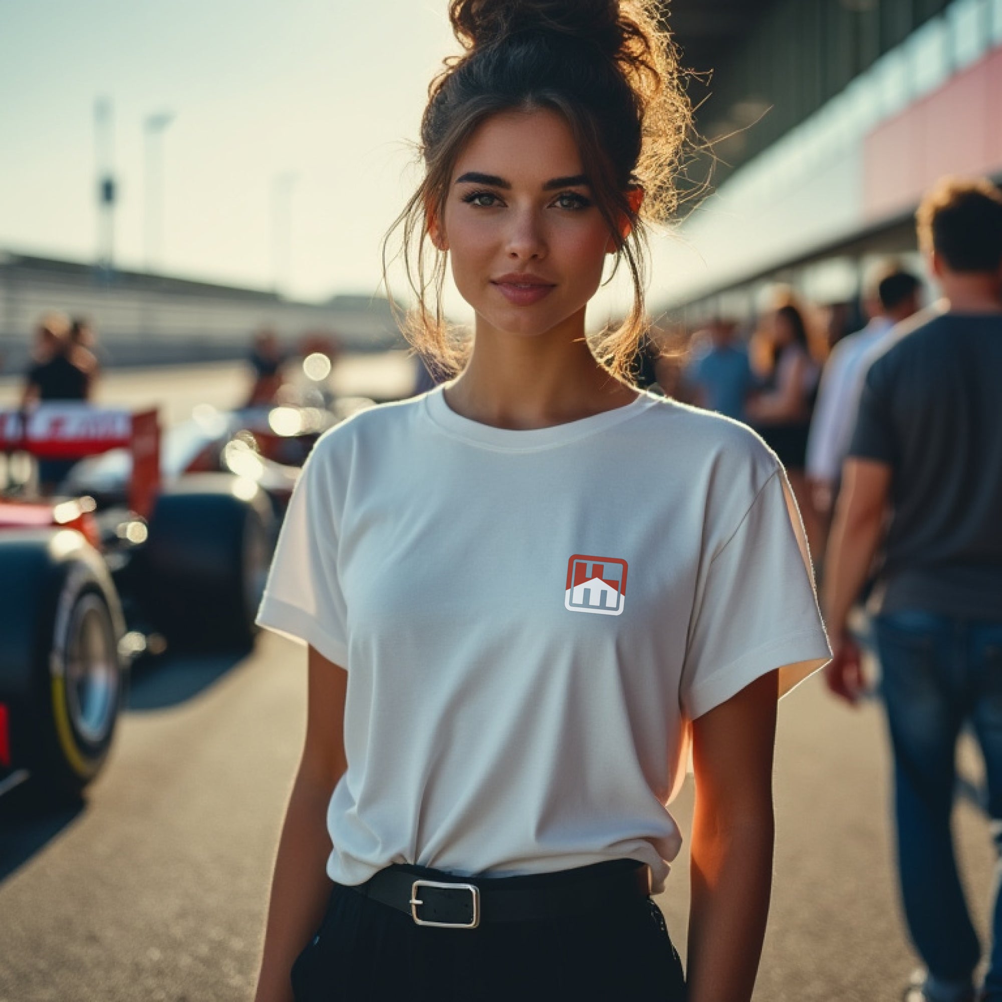 Senna - Give Everything Automotive Graphic T-Shirt – White tee featuring an iconic Ayrton Senna McLaren design with bold red and black text. Perfect for F1 fans and motorsport enthusiasts.