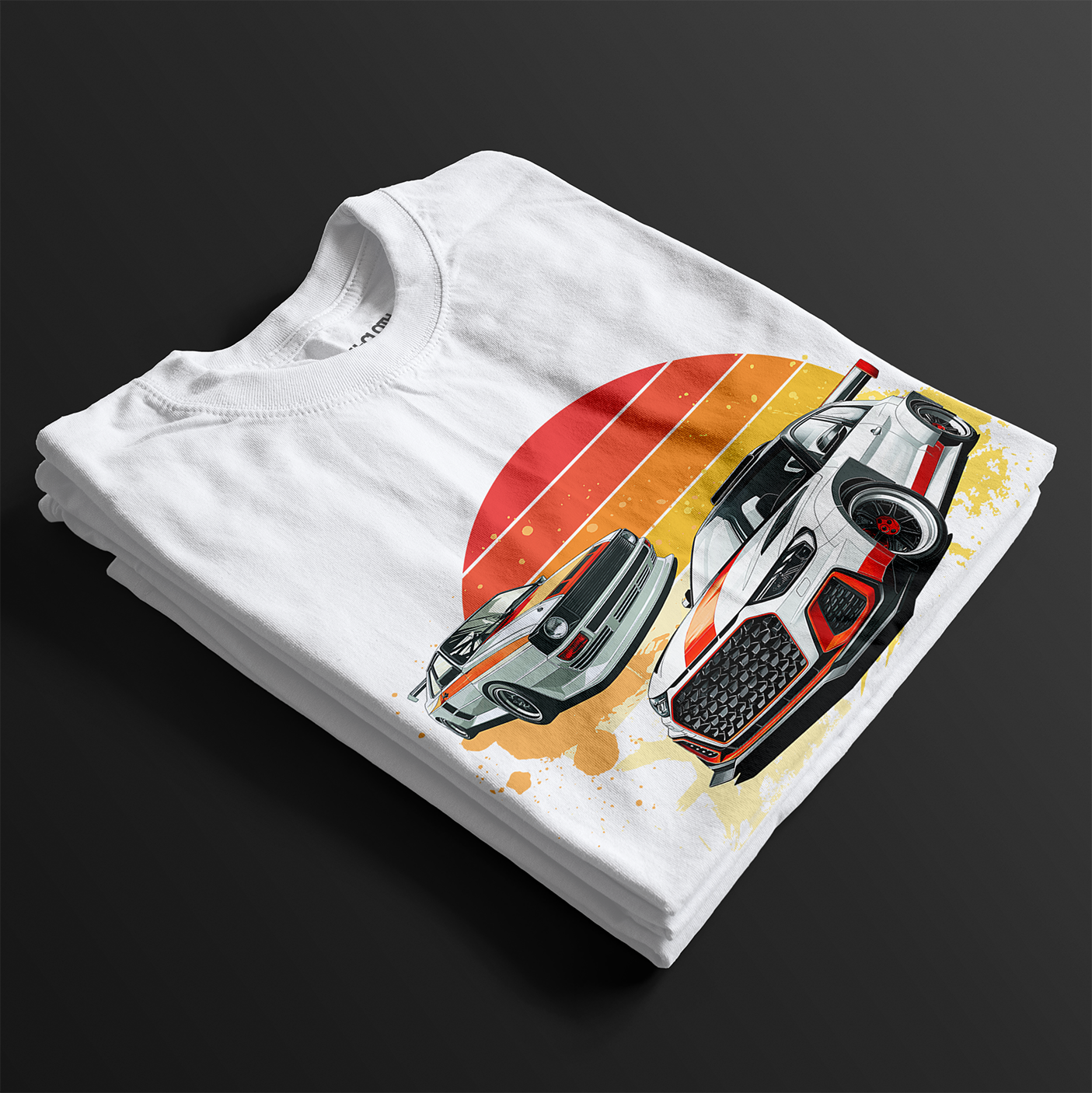 Racing Sport Rally Sunset Automotive Graphic T-Shirt | Mens & Womens (Unisex)