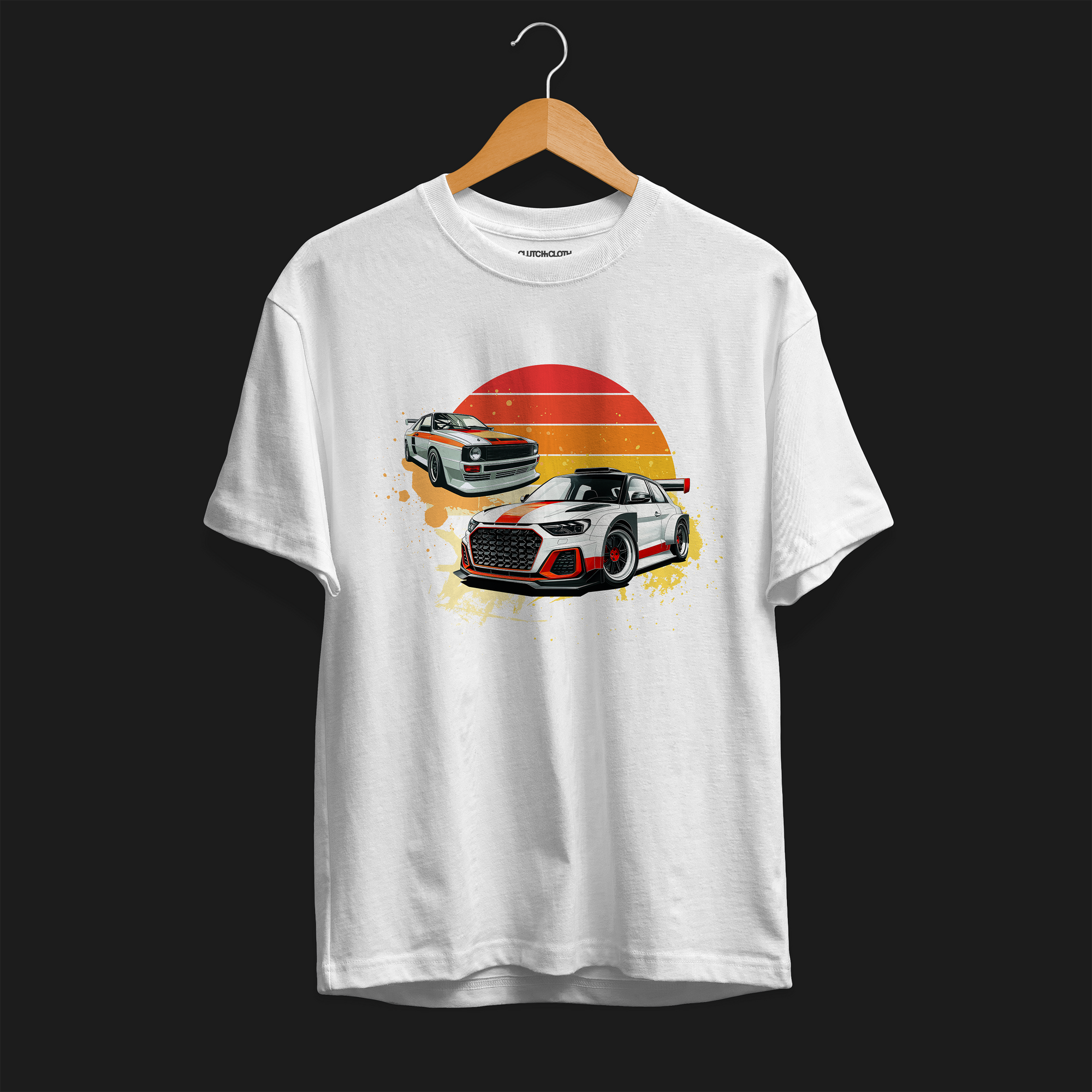 Racing Sport Rally Sunset Automotive Graphic T-Shirt | Mens & Womens (Unisex)