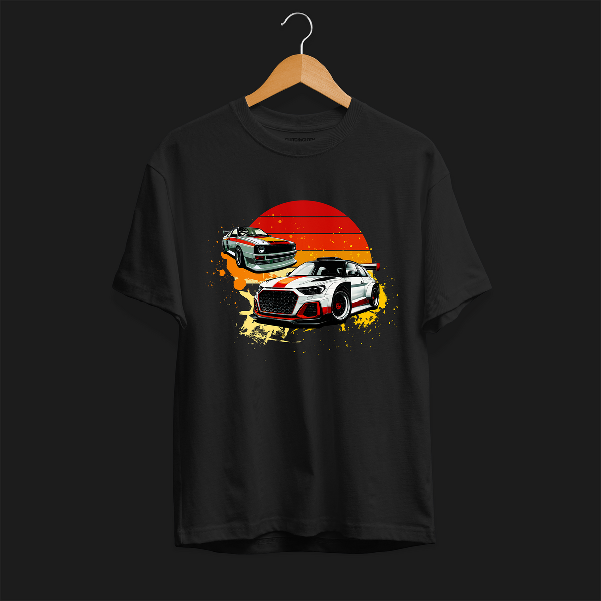 Racing Sport Rally Sunset Automotive Graphic T-Shirt | Mens &amp; Womens (Unisex)